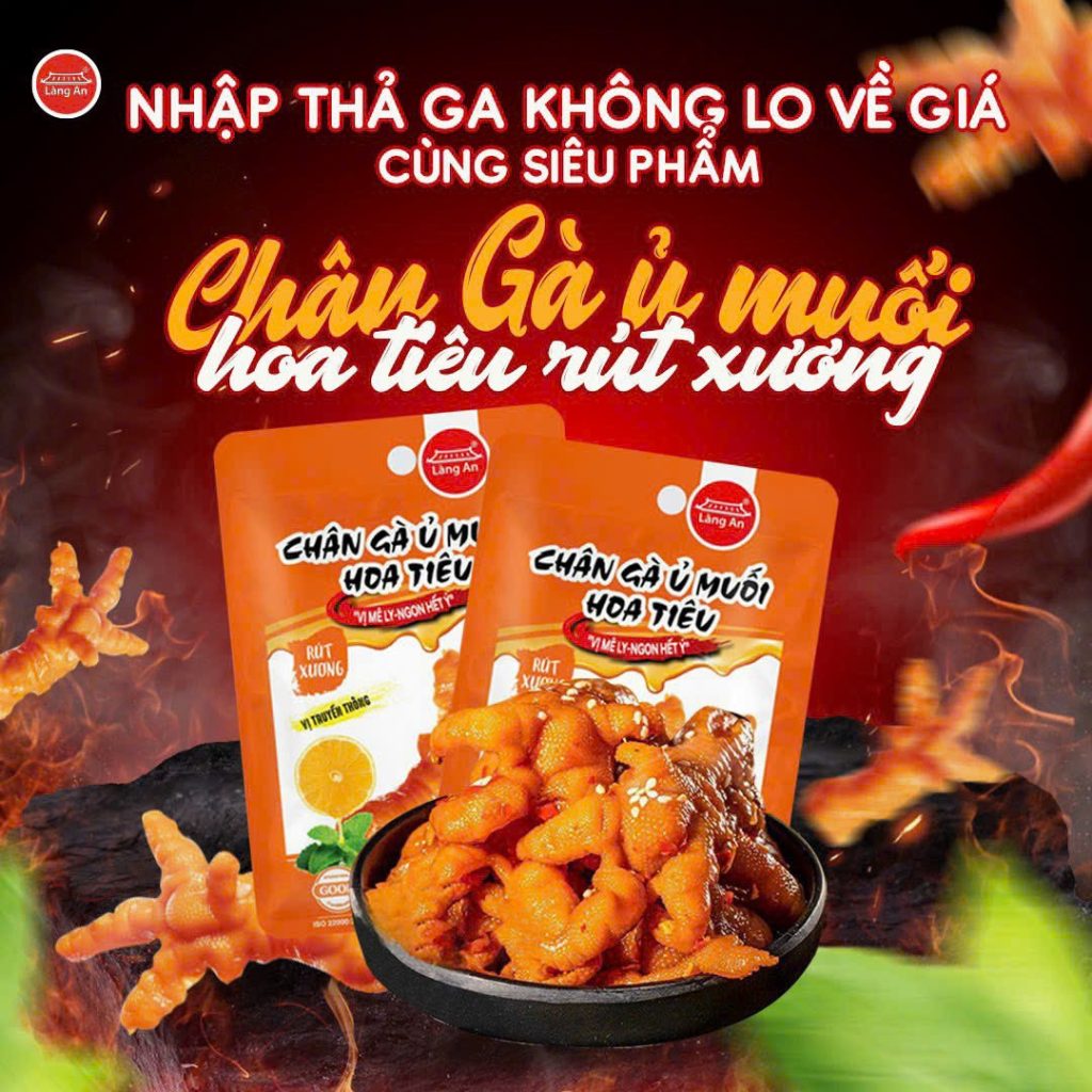 Chân gà ủ muối hoa tiêu rút xương 30g – ProFresh